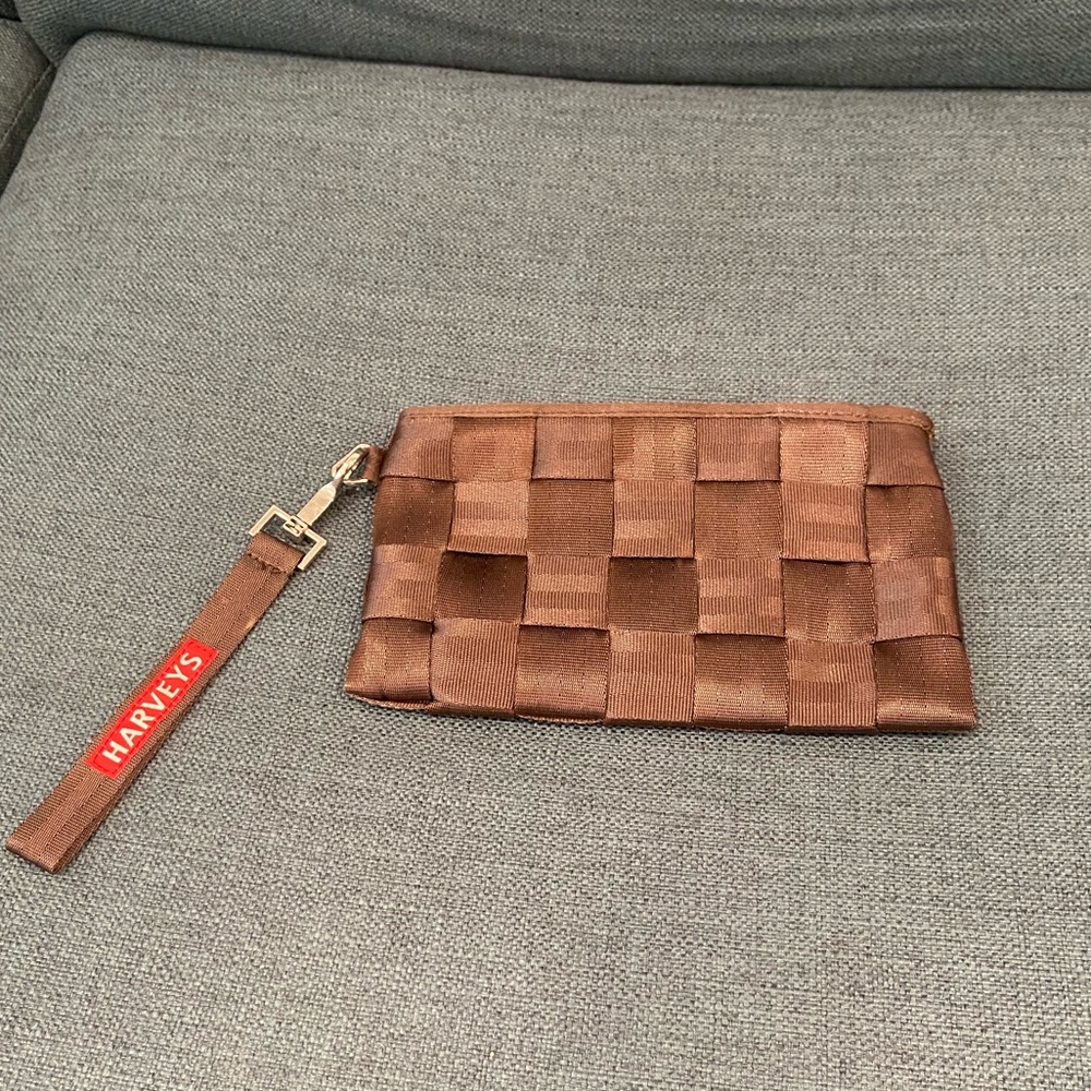 Harveys Seatbeltbag Wristlet Brown